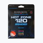 Skvošo virvelė Karakal Hot Zone Braided 120 11 m oranžinė