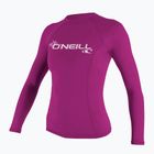 O'Neill Basic Skins moteriški maudymosi marškinėliai rožinės spalvos 3549