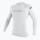 Vaikų plaukimo ilgomis rankovėmis "O'Neill Youth Basic Skins Rash Guard" balta