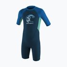 "O'Neill Toddler Reactor-2 2 mm Back Zip slate/ligh aqua/ocean" vaikiškos plaukimo putos