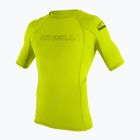 Vaikiški plaukimo marškinėliai O'Neill Youth Basic Skins Rash Guard lime
