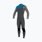 Vaikiškas plaukimo hidrokostiumas O'Neill Youth Hyperfreak 3/2+ Chest Zip Full graphite/smoke/baliblue