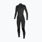 Moteriškas plaukimo hidrokostiumas O'Neill Epic 5/4 Chest Zip Full black/cindydaisy