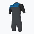 Vyriškas hidrokostiumas O'Neill Hammer 2mm Chest Zip SS Spring graphite/black/ocean