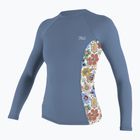 Moteriški plaukimo marškinėliai ilgomis rankovėmis O'Neill Side Print Rash Guard infinity/talitha