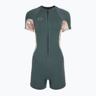 Moteriškas plaukimo hidrokostiumas O'Neill Bahia 2/1 mm Front Zip Spring shade/ arta geo/ shade