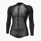 Moteriškas plaukimo kostiumas O'Neill Bahia 2/1 mm Front Zip Short Spring glide black/black