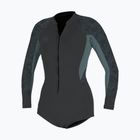 Moteriškas plaukimo kostiumas O'Neill Bahia 2/1 mm Front Zip Short Spring tempered steel/shade