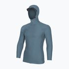 Vyriški plaukimo marškinėliai ilgomis rankovėmis O'Neill Hyperfreak Skins Rash Guard Hooded blue fusion/blue fusion
