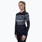 Moteriški termoaktyvūs marškinėliai Surfanic Cozy Limited Edition Crew Neck black fairisle