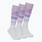 Slidinėjimo kojinės Surfanic Pro Tech Fairisle 3 pak ice lilac