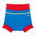 Plaukimo sauskelnės Speedo Swimnappy Cover blue/red