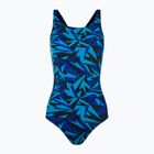 Speedo Hyperboom Allover Medalist moteriškas vientisas maudymosi kostiumėlis mėlynas 68-12199G719