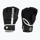 RDX F6 graplingo pirštinės juodos ir baltos spalvos GGR-F6MW