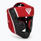 Bokso šalmas RDX Head Guard Aura Plus T-17 red