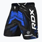 Vyriški treniruočių šortai RDX IMMAF Approved MMA Fight & Training blue