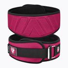 Svorių kilnojimo diržas RDX Rx4 Weightlifting Belt pink