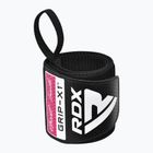 Riešų stabilizatoriai RDX WR11 Gym Wirst Wrap black/pink