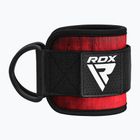 Diržai su kabliukais ant kulkšnies RDX A4 Ankle Straps For Gym Cable Machine red