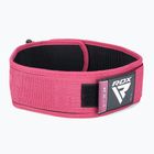 Svarmenų kilnojimo diržas RDX RX1 Weight Lifting Strap pink