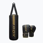 Bokso maišas RDX F6 Junior Punch Bag + Boxing Gloves matte gold