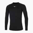 Vyriški bėgimo marškinėliai ilgomis rankovėmis Mizuno Uni Core black/ white