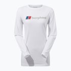 Moteriški marškinėliai ilgomis rankovėmis Berghaus Boyfriend Big Classic Logo pure white