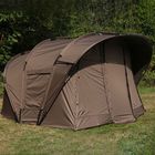 Fox International Retreat+ Ripstop Ventec 2 Man Ext Wrap žvejybinė palapinė rudos spalvos CUM203