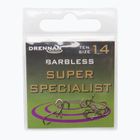 Drennan Super Specialist Barbless sidabriniai kabliukai HESU014