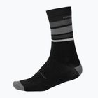 Dviračių kojinės Endura BaaBaa Merino Stripe matt black
