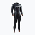 Vyriškas ZONE3 Thermal Agile 3 mm juodas/auksinis triatlono hidrokostiumas