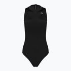 Moteriškas vientisas plaukimo kostiumas ZONE3 OWS Renew High Neck black