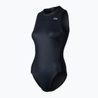 Moteriškas vientisas plaukimo kostiumas ZONE3 OWS Ti+ Thermal High Neck black