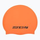 Plaukimo kepuraitė ZONE3 Silicone Swim hi-vis orange