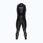Vyriškas triatlono kostiumas ZONE3 Glide Sleeveless Wetsuit black/grey