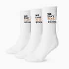 Vyriškos kojinės BOXRAW We Don't Play Boxing Crew 3 pairs white