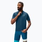 Vyriški dviračių marškinėliai Endura Loop Zipped barra blue