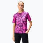 Moteriški dviračių marškinėliai Endura Grid Floral Ltd W pink pop