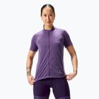 Moteriški dviratininkų marškinėliai Endura Loop Zipped heather