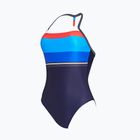 Moteriškas vientisas maudymosi kostiumėlis Zoggs Pop Block T Back white / red / blue / navy