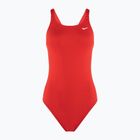 Nike Hydrastrong Solid Fastback moteriškas vientisas maudymosi kostiumėlis raudonas NESSA001-614