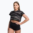 Moteriška treniruočių viršutinė dalis Gymshark Zone Graphic Crop black/lime