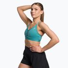 "Gymshark" treniruočių liemenėlė su raukinukais "Fauna teal fitness bra