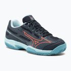 Vaikų teniso bateliai Mizuno Exceed Star CC collegiate blue/soleil/tanager/turquoise