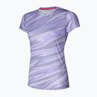 Moteriški bėgimo marškinėliai Mizuno Core Graphic Tee pastelinės alyvinės spalvos