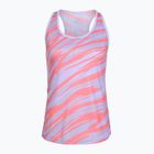 Moteriškas bėgimo marškinėlis Mizuno DAF Graphic Tank pastelinės alyvinės spalvos
