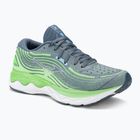 Vaikiški bėgimo batai Mizuno Wave Skyrise 4 camo green/china blue/909c
