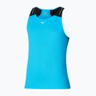 Vyriškas bėgimo marškinėlis Mizuno DryAeroFlow Tank hawaiian ocean/black