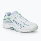 Vaikiški tinklinio bateliai Mizuno Lightning Star Z7 JR white/gridge/patinagreen