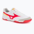 Vyriški futbolo bateliai Mizuno Morelia Sala Classic IN white/flery coral2/bolt2